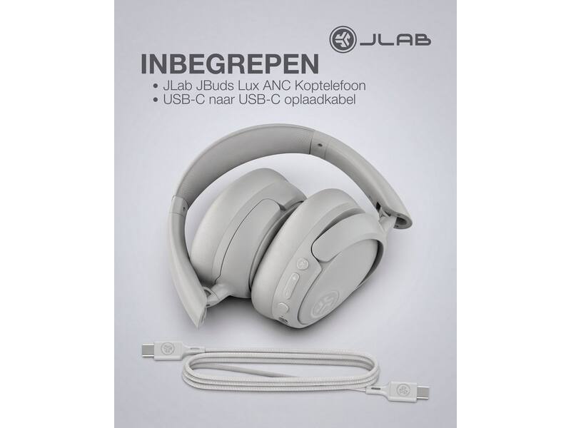 JLab JBuds LUX ANC Cloud White