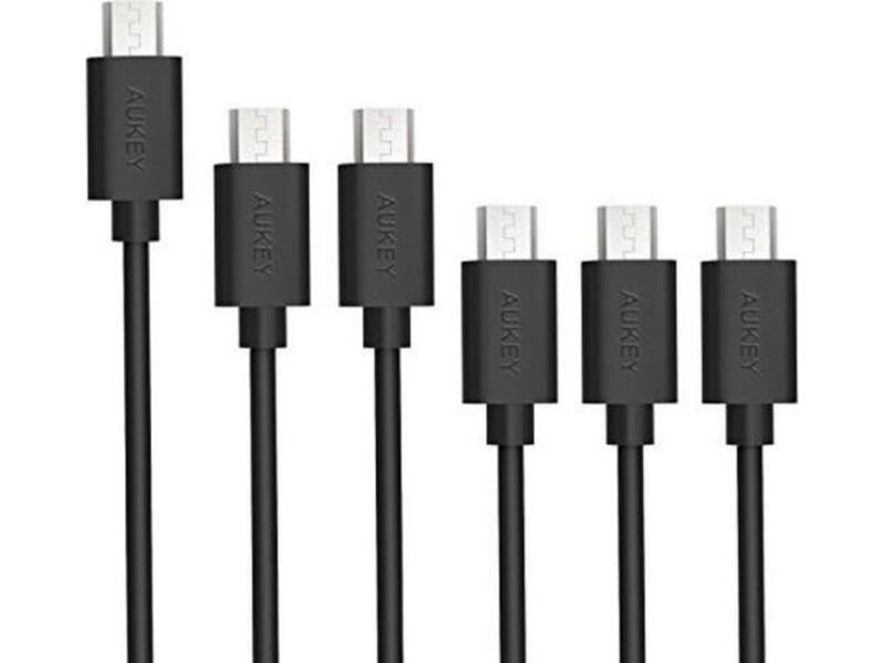 AUKEY 6-Pack Micro USB kabels
