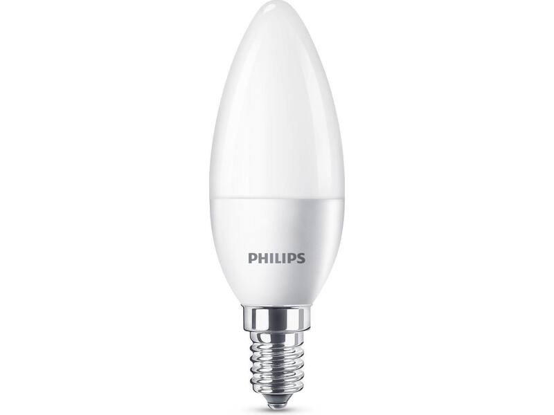 Philips LED kaarslamp E14 5,5W (40W) – Cool white