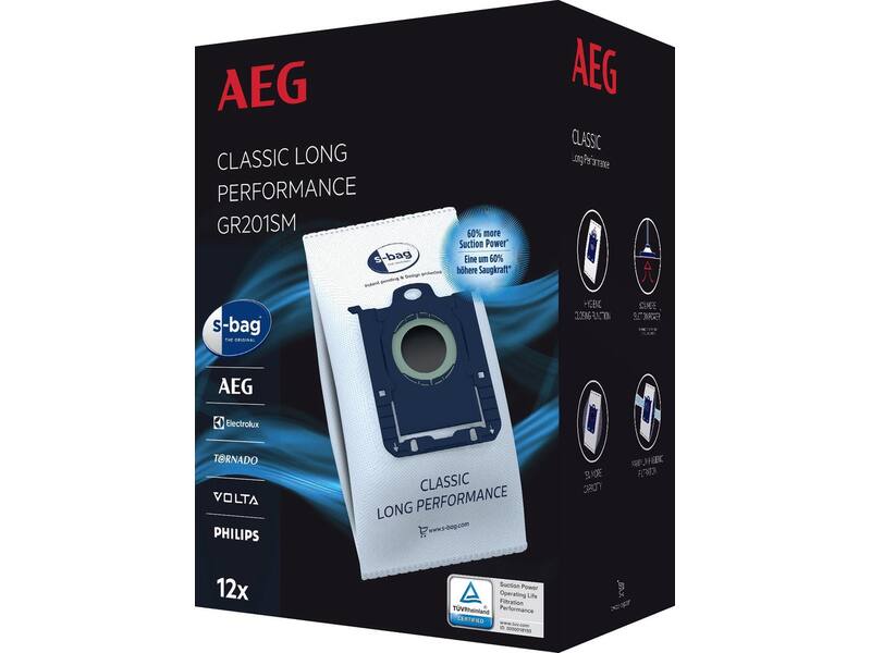 AEG GR201SM S-Bag Classic Long Performance (12 stuks)