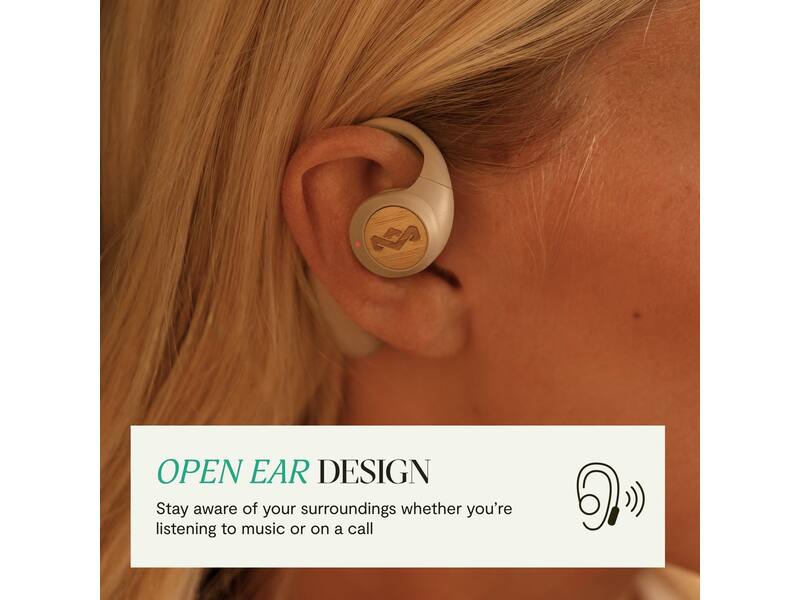 House of Marley Liberate Open-Ear True Wireless Cream