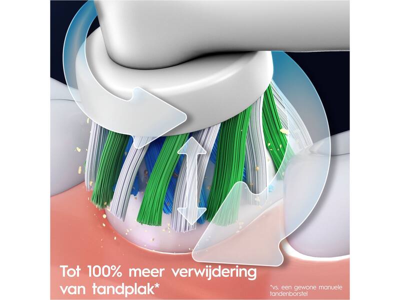 Oral-B PRO 1 Duo Edition Cross Action Roze/Zwart
