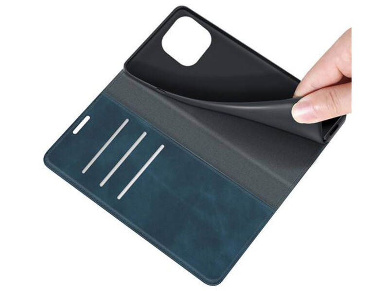Just in Case Wallet Magnetic hoesje Blauw voor iPhone 14