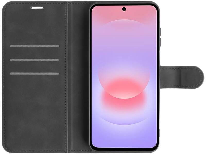 Just in Case PrimeWallet Case Samsung Galaxy A37 PU leer Zwart