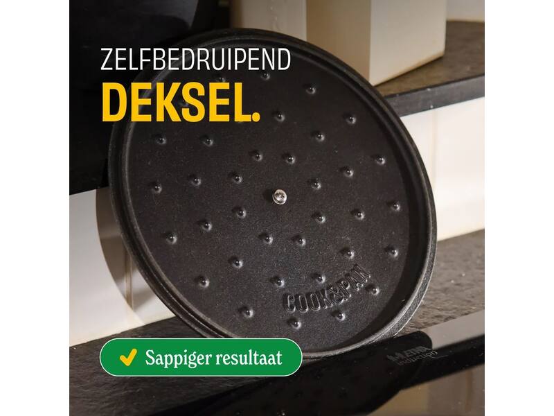 Cook & Pan Taupe of Mind Gietijzeren braadpan 28 cm