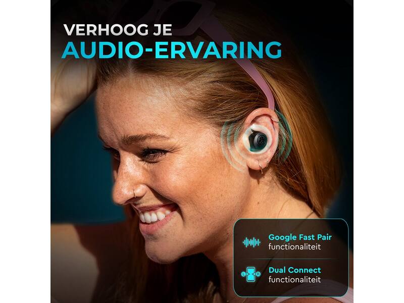 JLab Go Air Pop True Wireless Zwart