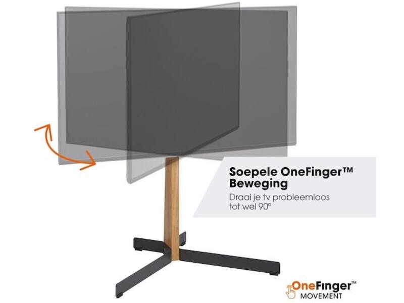 Vogel's TVS 3695B Zwart TV Vloerstandaard (40-77 Inch)
