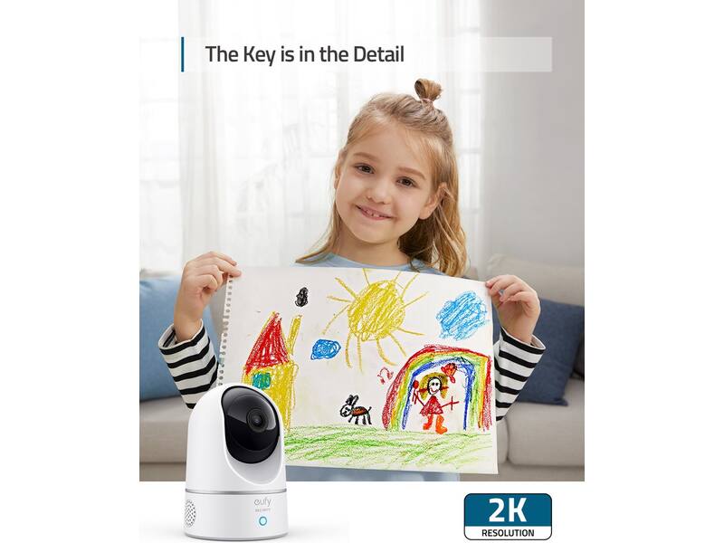 Eufy E220 Indoor Cam 2K Pan & Tilt