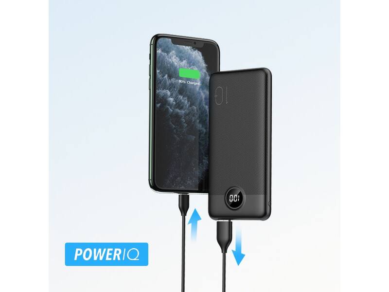 Veger L10S W1105PDB 10.000 mAh Powerbank Zwart