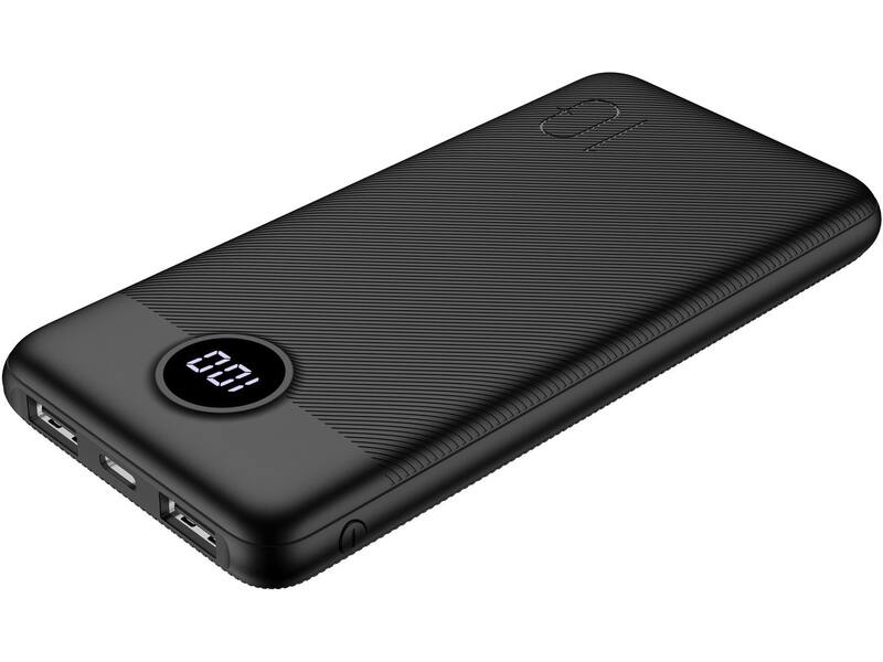 Veger L10S W1105PDB 10.000 mAh Powerbank Zwart