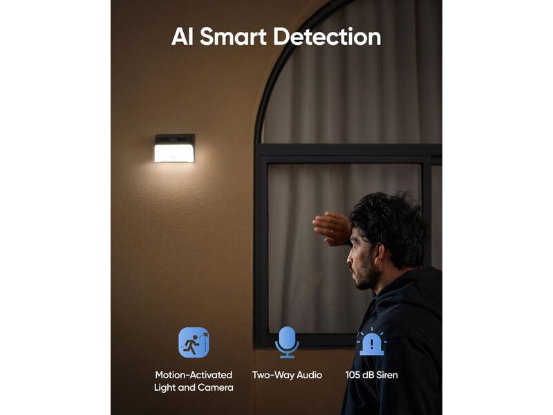 eufy Solar Wall Light Cam S120