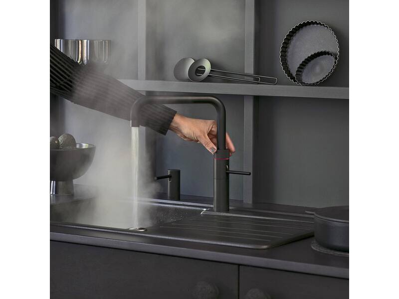 Quooker Fusion Square Zwart met PRO3 reservoir