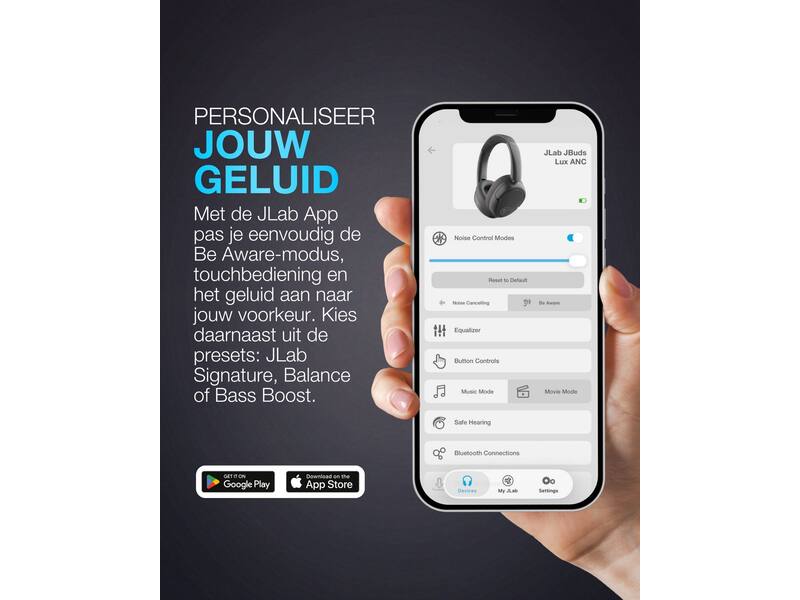 JLab Lux ANC Grafiet