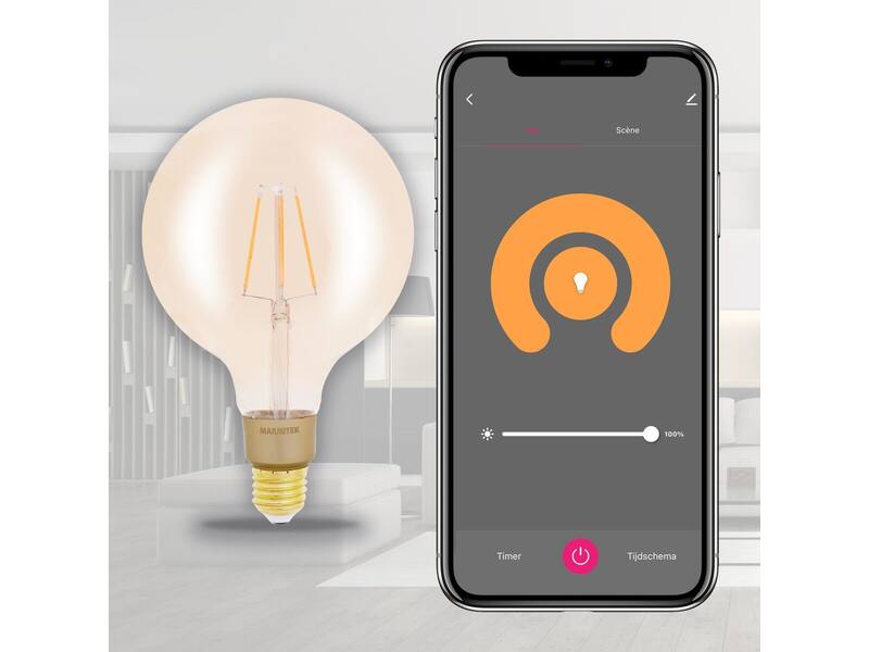 Marmitek Glow XXLI - Slimme filament lamp (Warm wit)