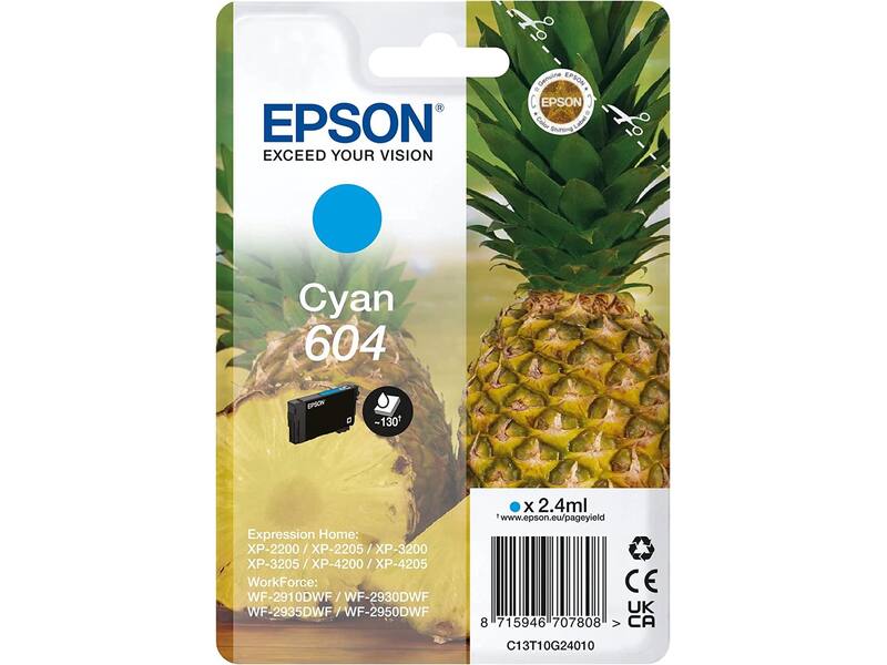 Epson 604 (Cyaan)