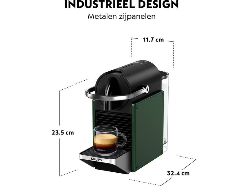 Krups Nespresso Pixie XN3063 Groen