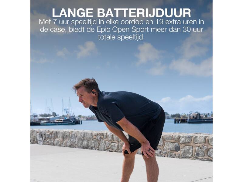 JLab Epic Open Sport Zwart