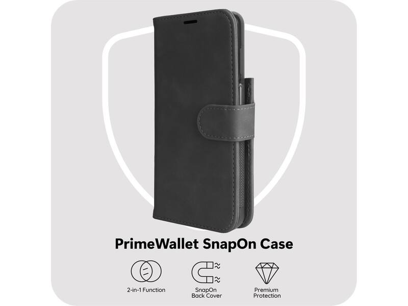 Just in Case PrimeWallet Case  Samsung Galaxy A57 PU leer Zwart
