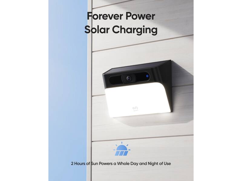 eufy Solar Wall Light Cam S120