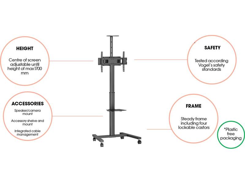 Vogel's ESSENTIAL T1031 Display trolley