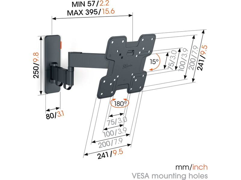 Vogel's TVM 1245 Draaibare TV beugel (19 - 43 inch)