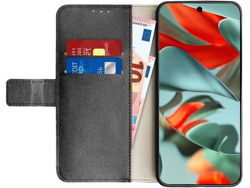 Just in Case Google Pixel 9 Pro XL PU leather Book Case Zwart