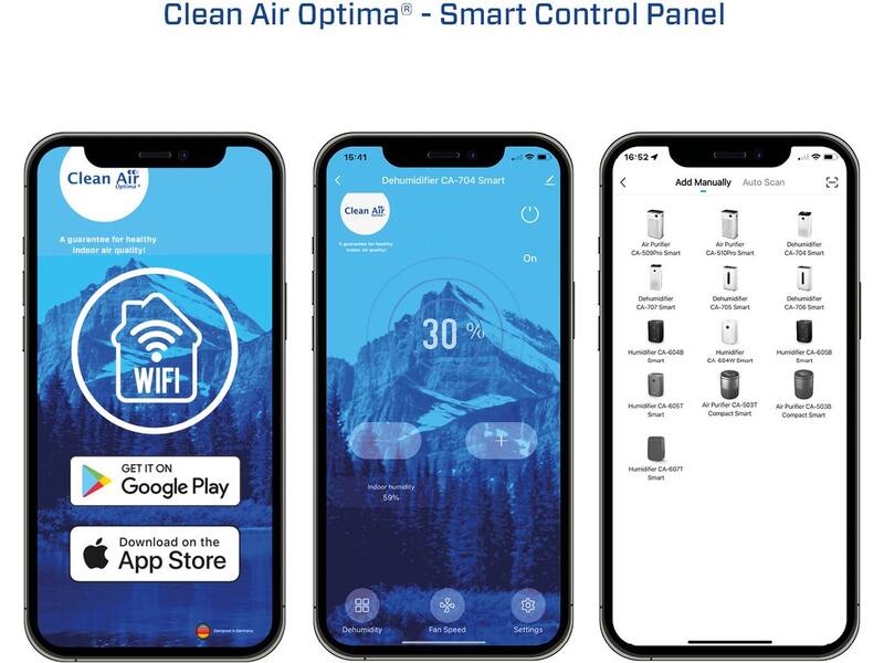 Clean Air Optima CA-704 Smart Wit/zwart