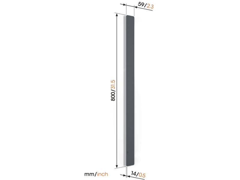 Vogel's TVA 6000 (80cm) Zwart