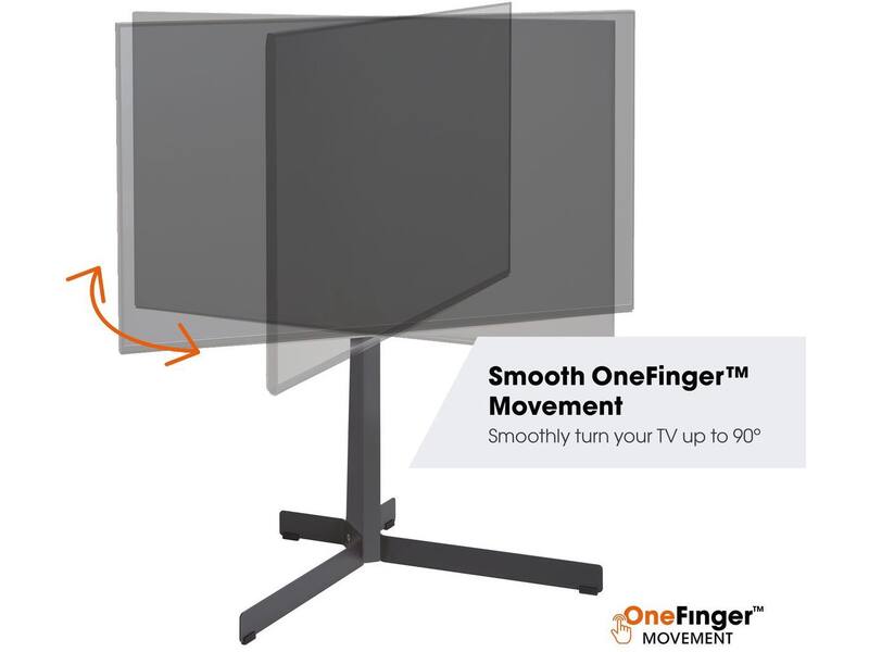 Vogel's TVS 3690 Zwart TV Vloerstandaard (40-77 inch)