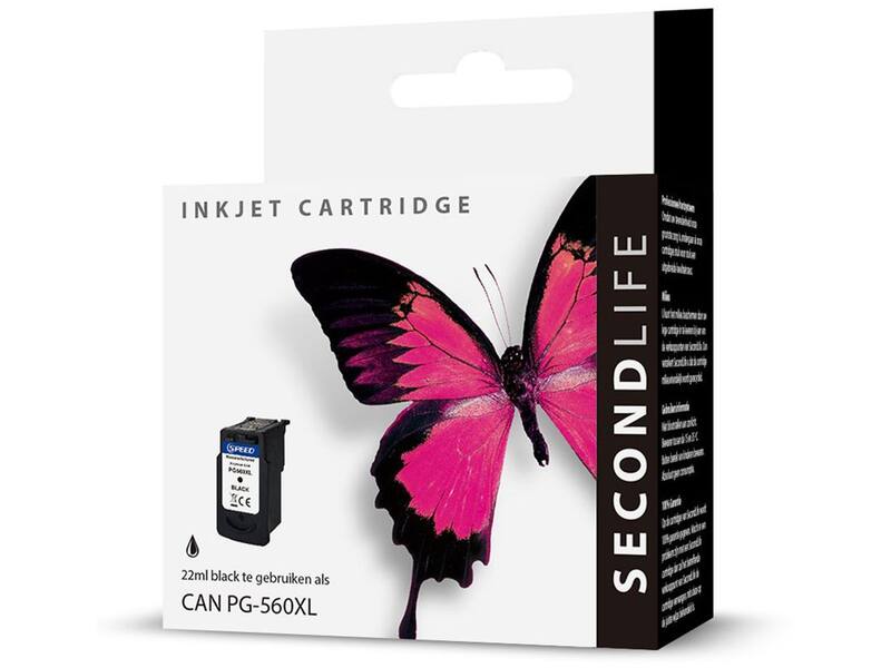SecondLife Canon PG-560 XL Zwart
