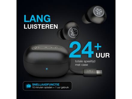 JLab Go Pop ANC TWS Zwart