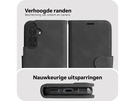 Just in Case PrimeWallet Case  Samsung Galaxy A57 PU leer Zwart