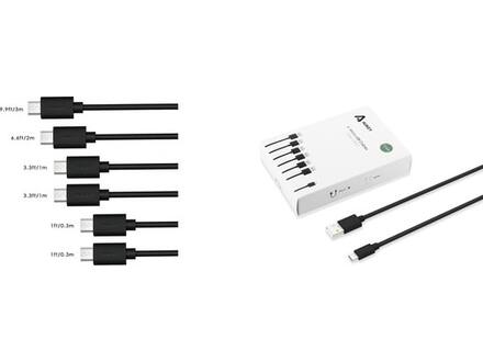 AUKEY 6-Pack Micro USB kabels