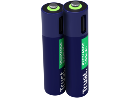 Trust USB-C oplaadbare AAA-batterijen
