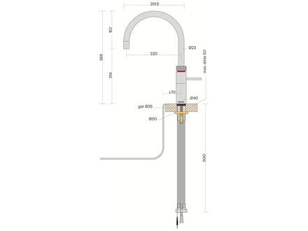 Quooker Fusion Round (losse kraan)