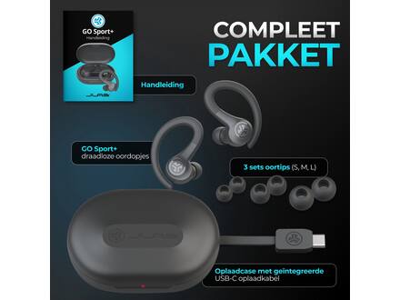 JLab Go Air Sport True Wireless Grafiet