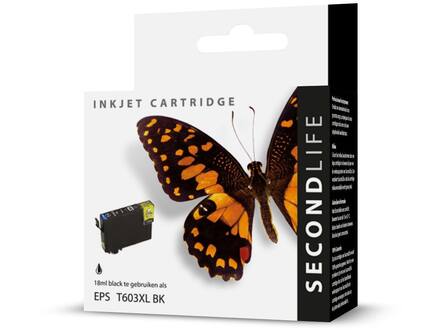 SecondLife Epson 603 XL Zwart