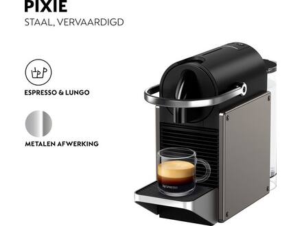 Krups Nespresso Pixie XN306T Titanium