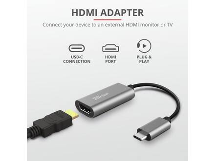Trust Dalyx USB-C naar HDMI adapter