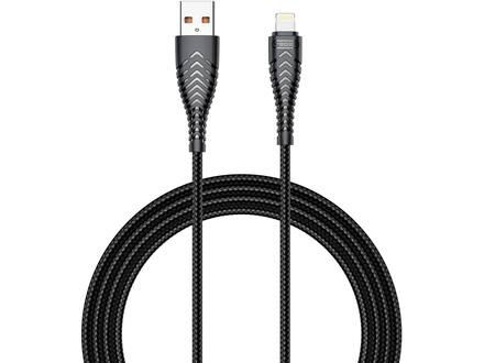 Veger V105 USB-A naar Lightning kabel 1.2m Nylon