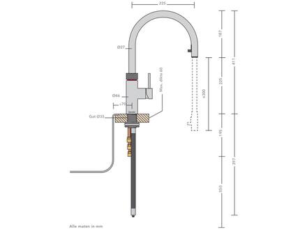 Quooker Flex Round RVS