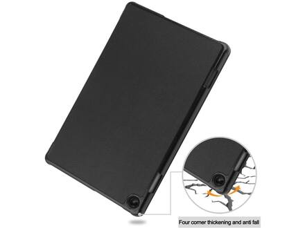 Just in Case Smart Tri-Fold Case - Lenovo M10 - Zwart