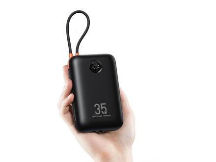 Veger K1 W1188 10.000 mAh Powerbank Zwart