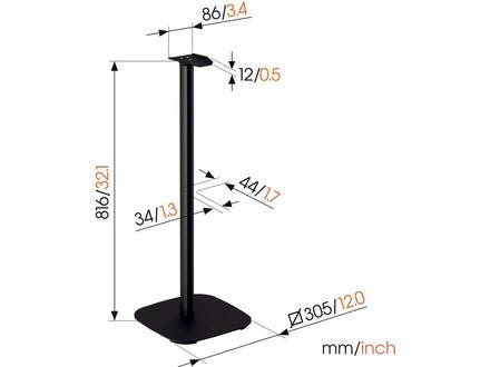 Vogel's SFS 4133 voor Sonos Era 300 Zwart