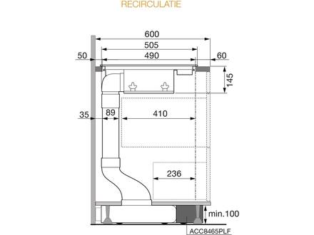 ATAG ACC8465PLF Recirculatiekit Plintmontage