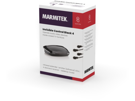 Marmitek Invisible Control Black 4 Infrarood verlenger