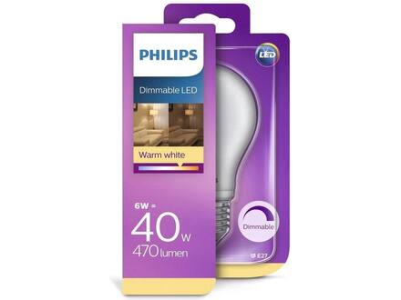 Philips LED-lamp 6W (40W) E27