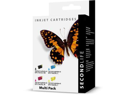 SecondLife Epson 603 XL Multipack Zwart + 3 kleuren