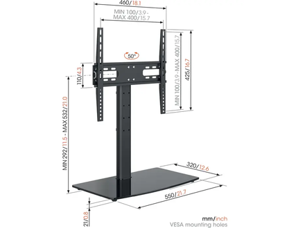 Vogel's MS3085 TV tafelstandaard