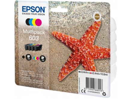 Epson 603 Multipack (zwart + 3 kleuren)